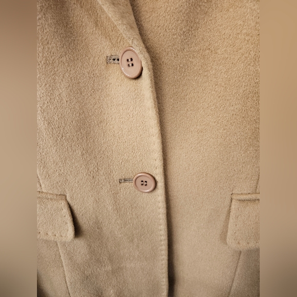 NWT - Angora Blend Venezia-Milano Camel Blazer - Size 16 - Picture 2 of 16